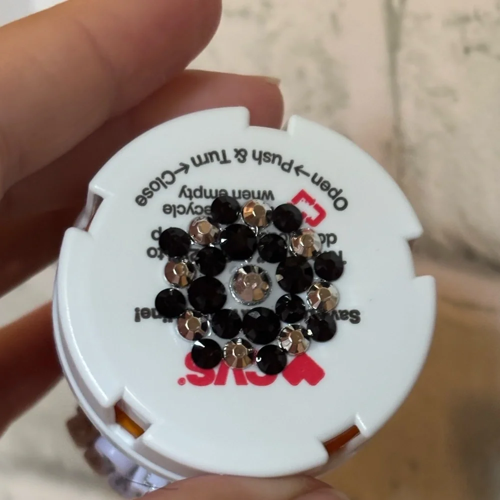 Bedazzled Pill Bottle